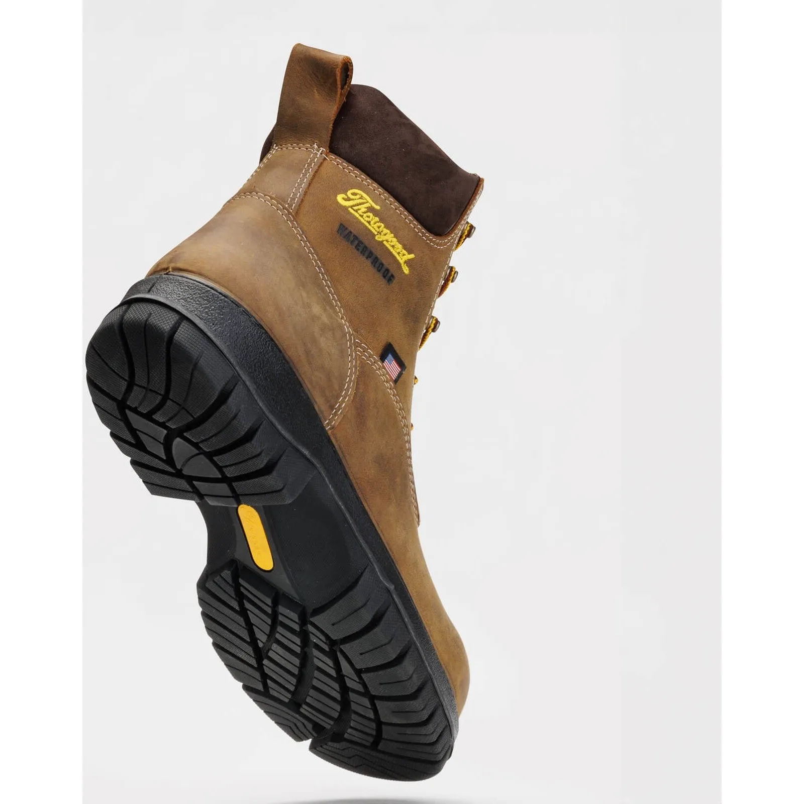 Thorogood Men's Genesis Series 8" Soft Toe Waterproof Work Boot -Chestnut- 814-4249