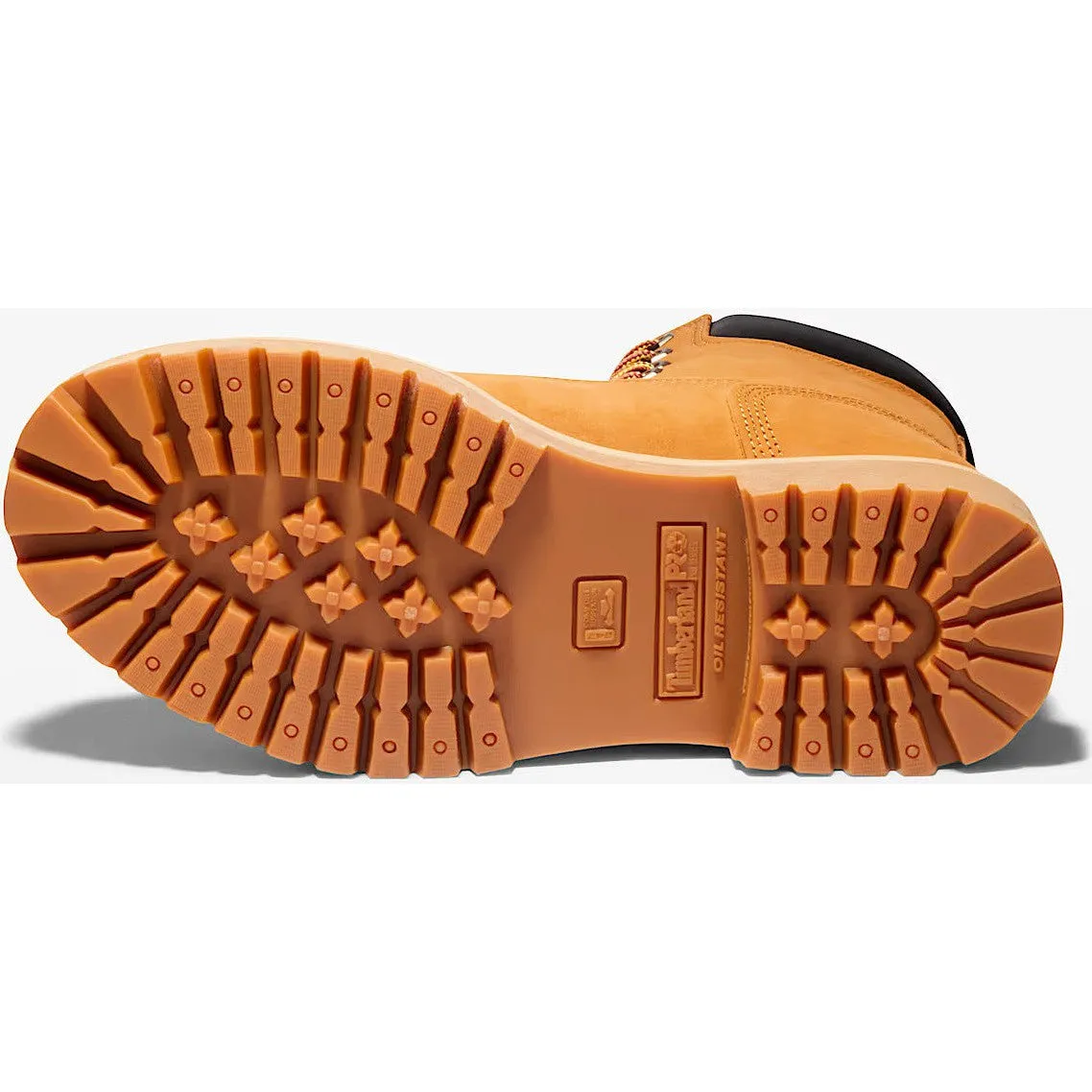 Timberland Pro Men's Direct Attach 8" Soft Toe Waterproof Work Boot- Wheat- TB126011713