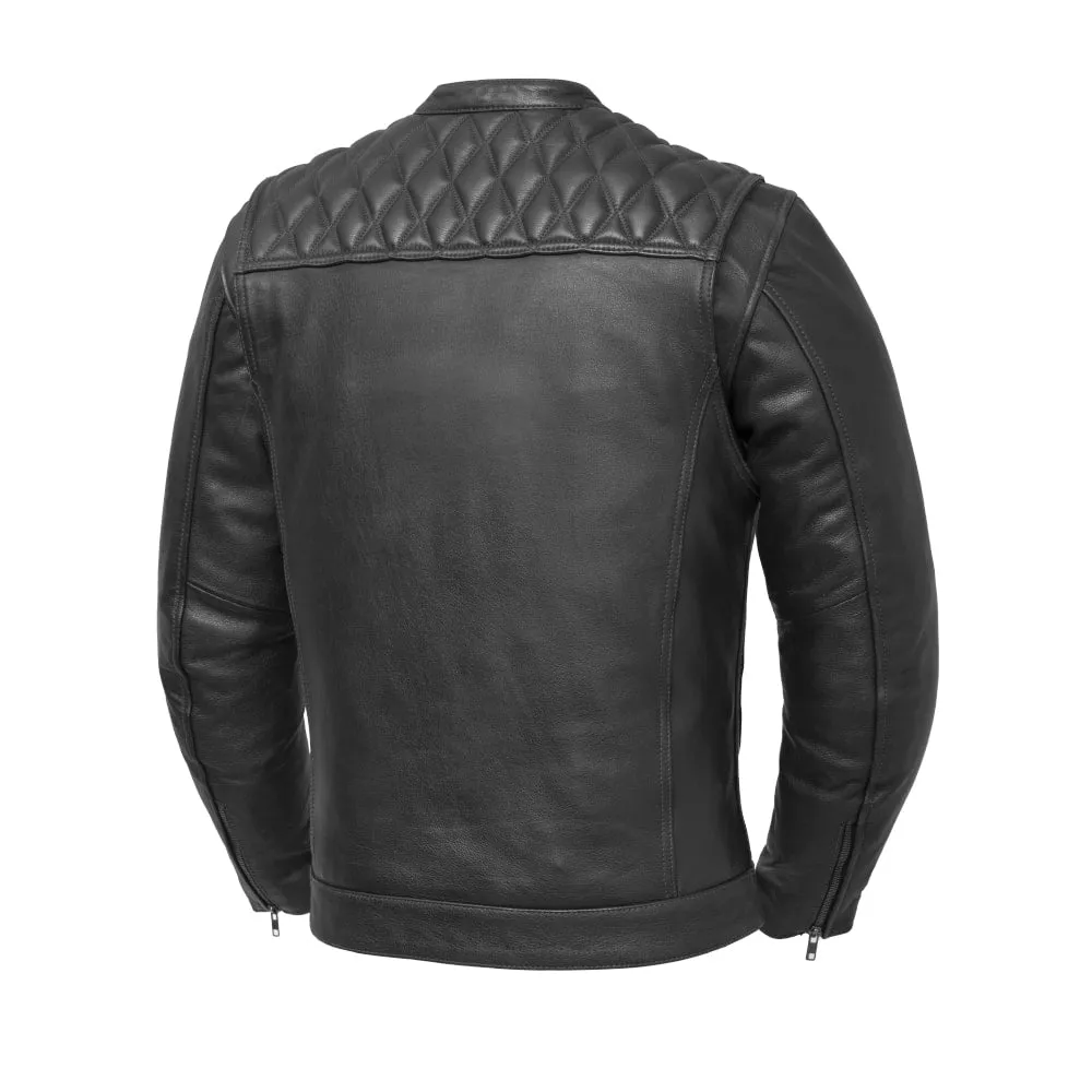 Trooper -  Men's Cafe Style Leather Jacket