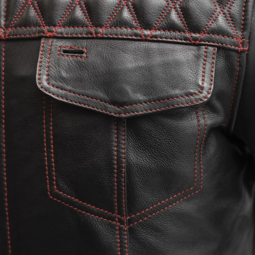 Trooper -  Men's Cafe Style Leather Jacket