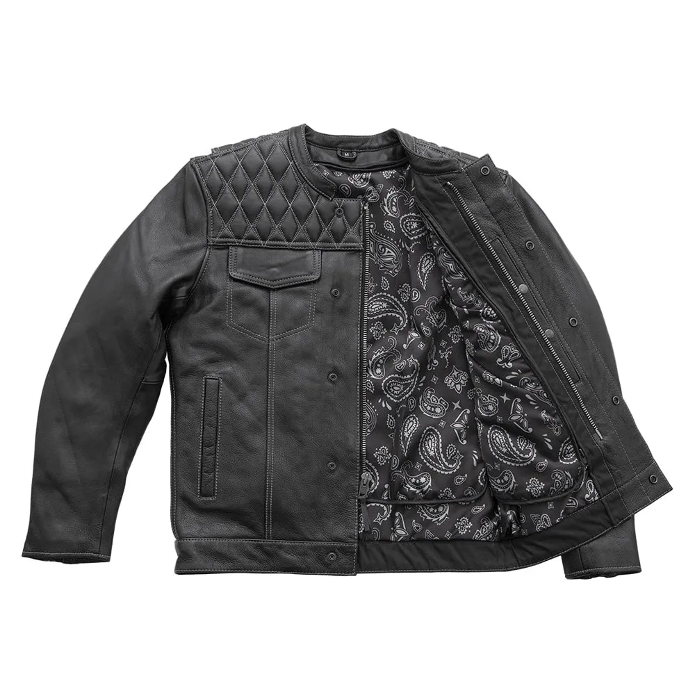 Trooper -  Men's Cafe Style Leather Jacket
