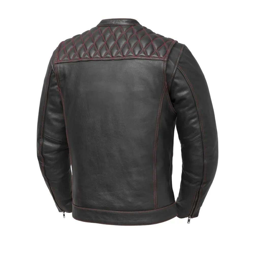 Trooper -  Men's Cafe Style Leather Jacket