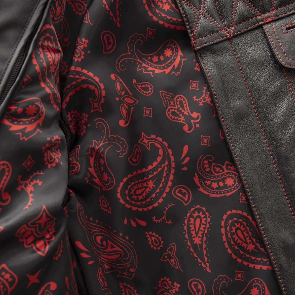 Trooper -  Men's Cafe Style Leather Jacket