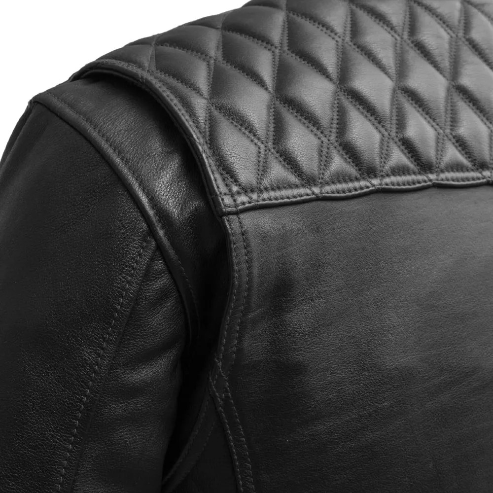 Trooper -  Men's Cafe Style Leather Jacket