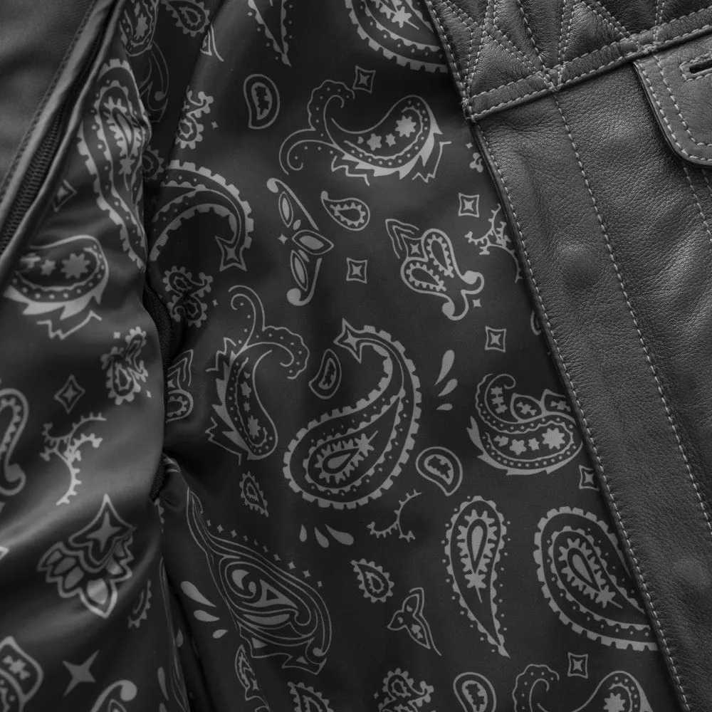 Trooper -  Men's Cafe Style Leather Jacket