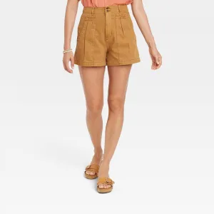 Universal Thread Women's High-Rise A-Line Pleated Shorts