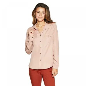 Universal Thread Women's Long Sleeve Pigment Dyed Soft Twill Shirt