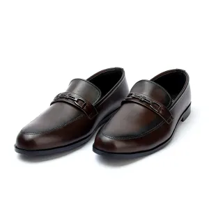 Valuable Perforated Leather - Classic Brown Men’s Loafers