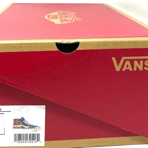 VANS Sk8-Hi 138 Decon Blue Beige Men’s Suede Canvas Sneakers Size VN0A4BX2B6R