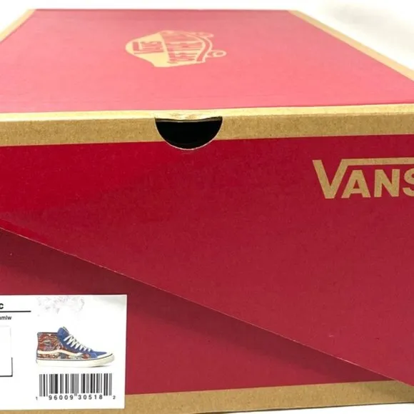 VANS Sk8-Hi 138 Decon Blue Beige Men’s Suede Canvas Sneakers Size VN0A4BX2B6R