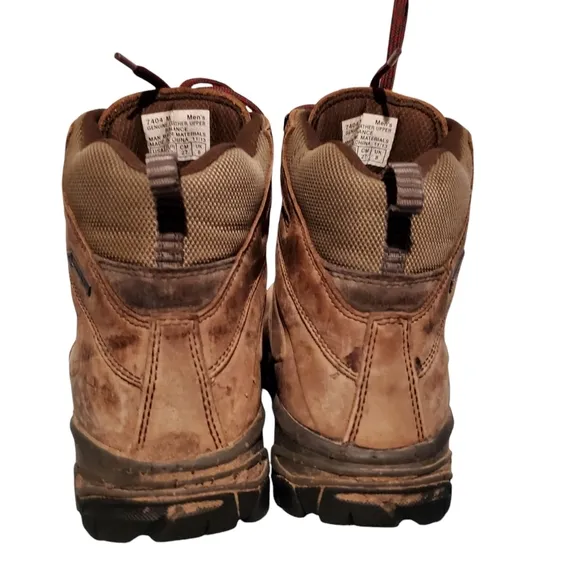 Vasque Brown Leather Lace-Up Hiking Boots Men's Size 9M