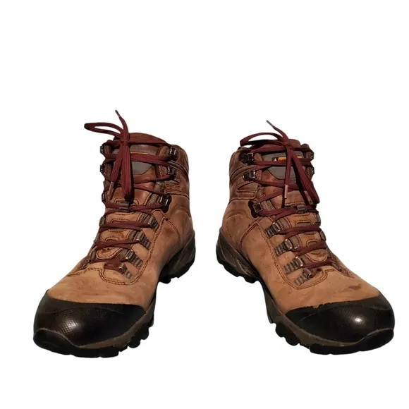 Vasque Brown Leather Lace-Up Hiking Boots Men's Size 9M