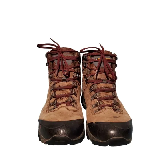 Vasque Brown Leather Lace-Up Hiking Boots Men's Size 9M