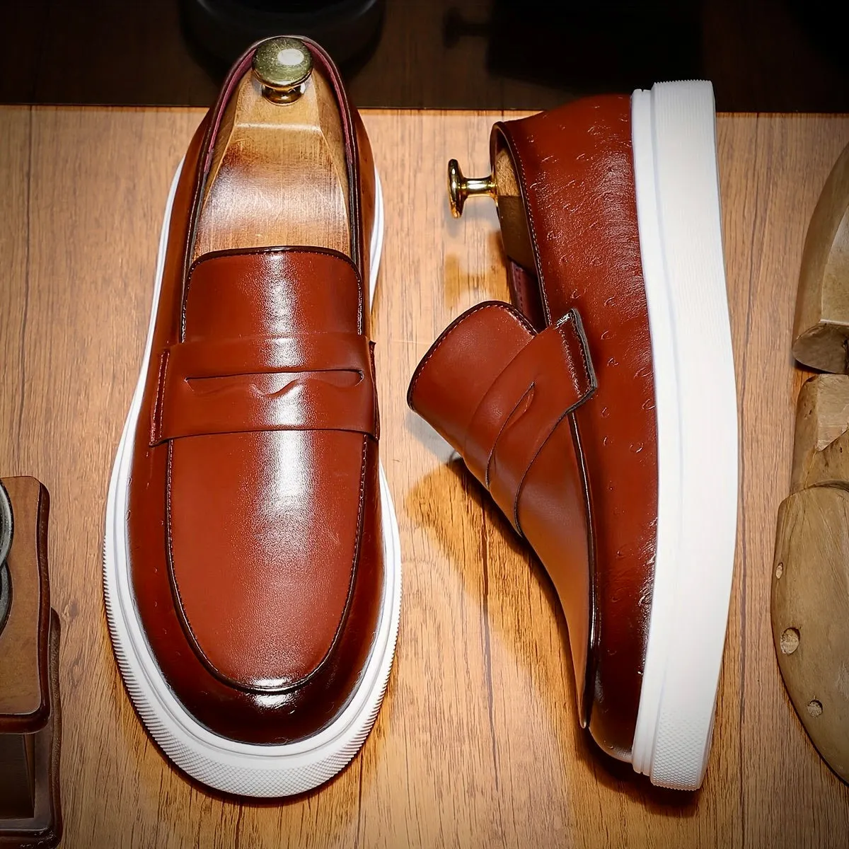 Victor Leather Loafers