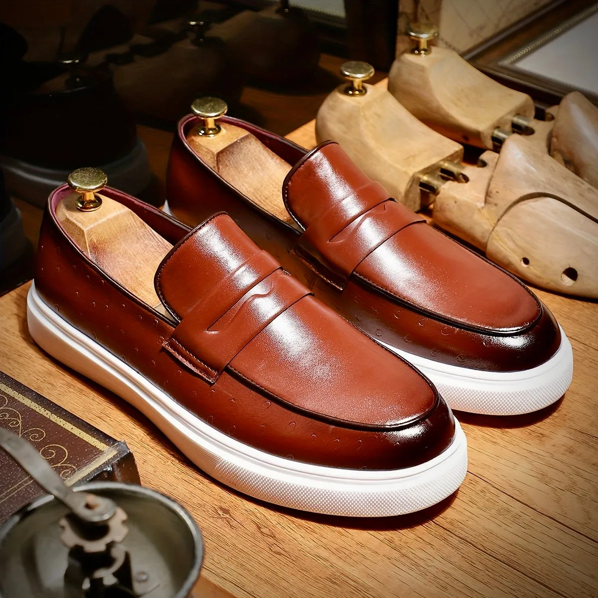 Victor Leather Loafers