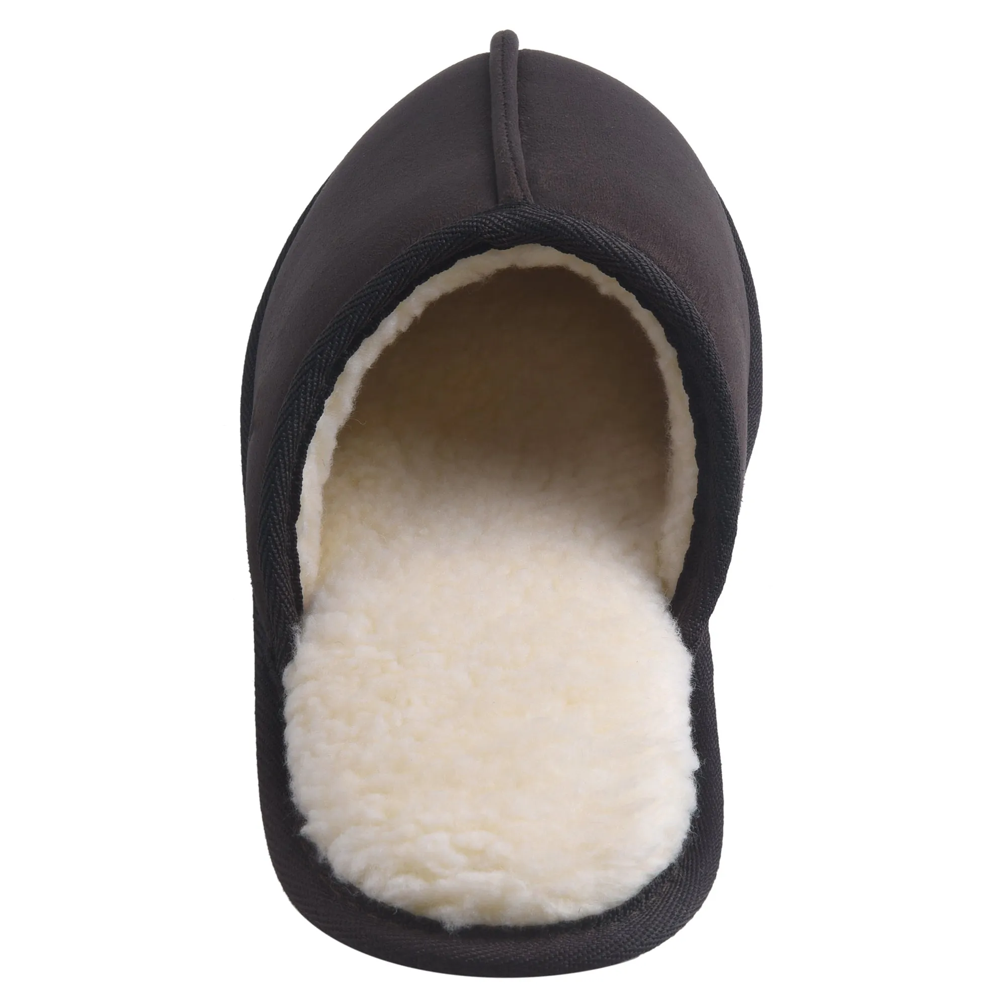 VONMAY Men's Suede Closed Toe Scuff Slipper Comfy Memory Foam Clog