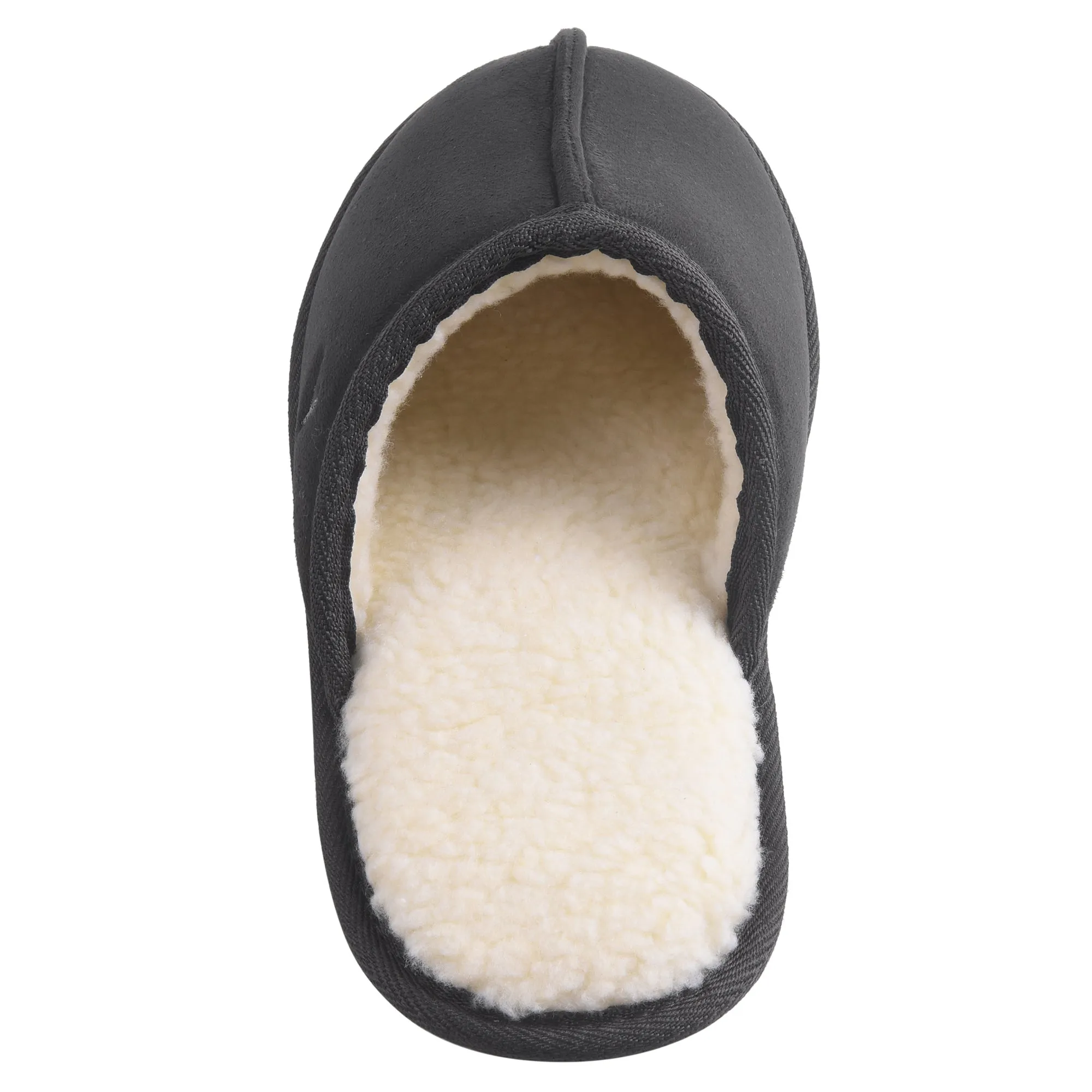 VONMAY Men's Suede Closed Toe Scuff Slipper Comfy Memory Foam Clog
