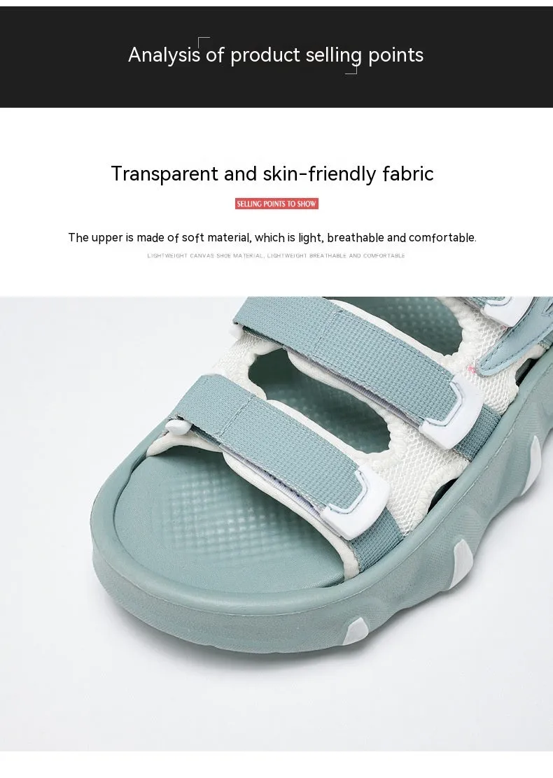 Wear-resistant Platform Beach Sandals Summer
