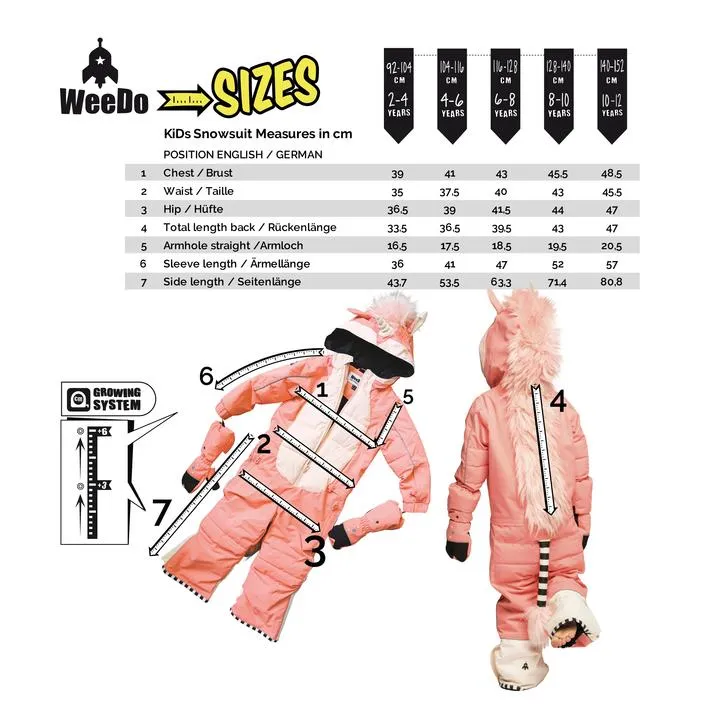 Weedo TIGERDO Tiger Snowsuit