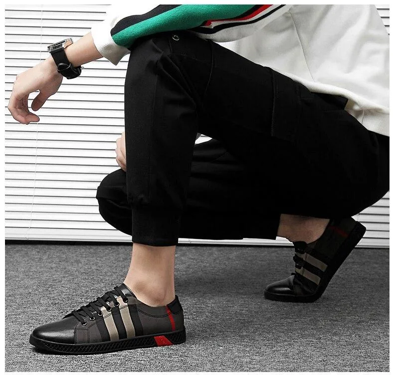West Louis™ Leather Comfotable Flat Sneakers