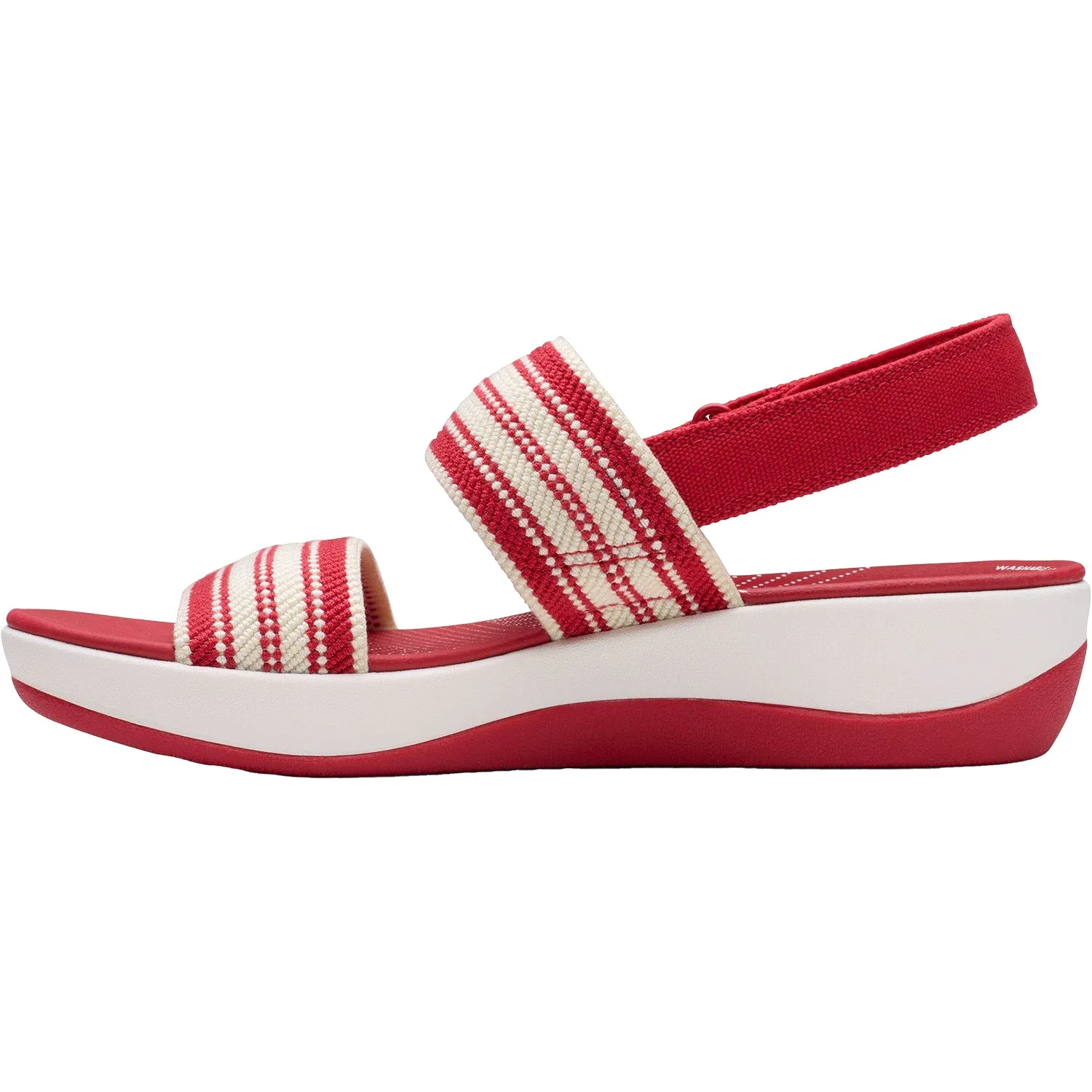 Women's Clarks Cloudsteppers Arla Stroll Cherry Combi Knit Synthetic