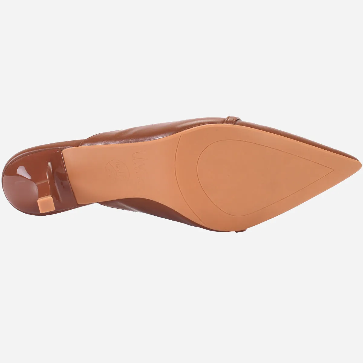 Womens "BRANDY" Pointed Toe Decorated Heeled Sandals