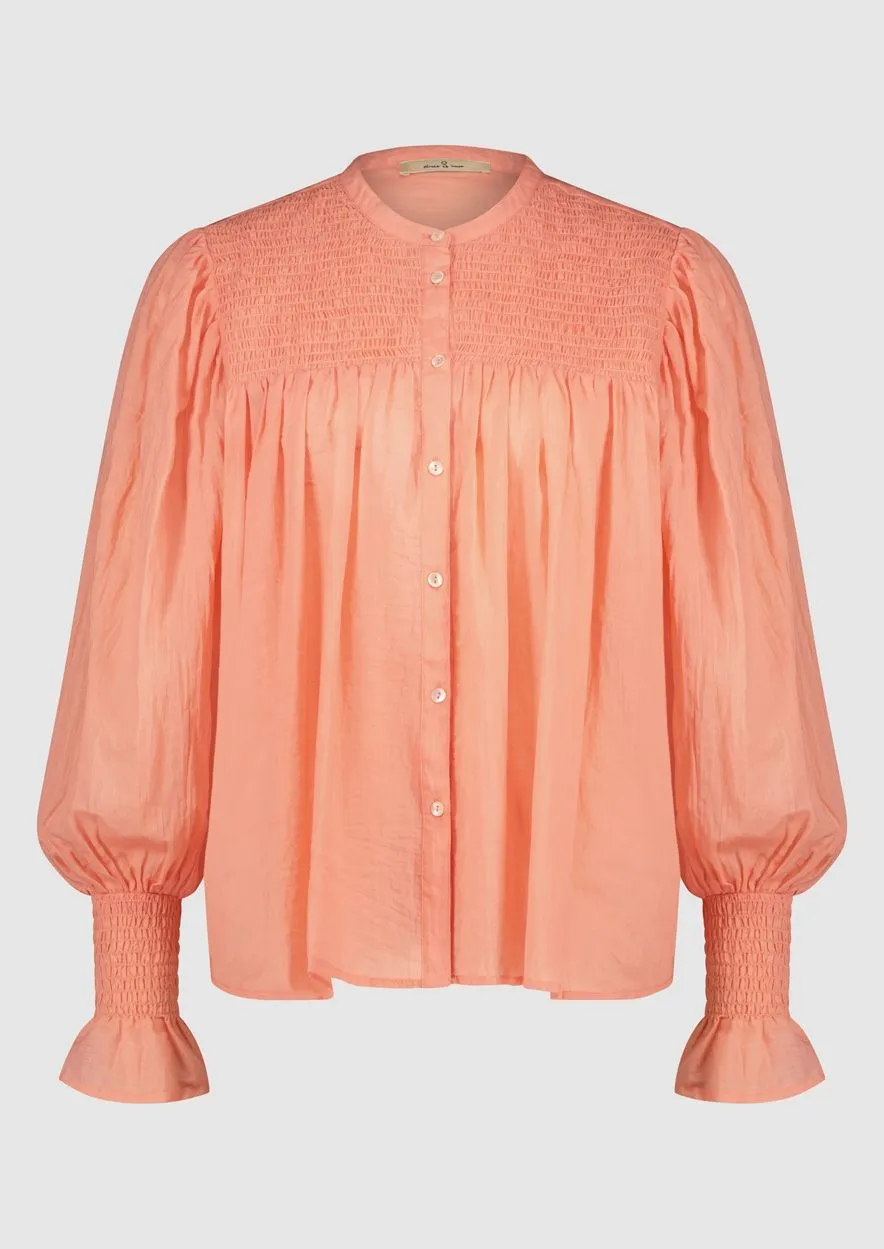 Yaella Blouse In Light Orange