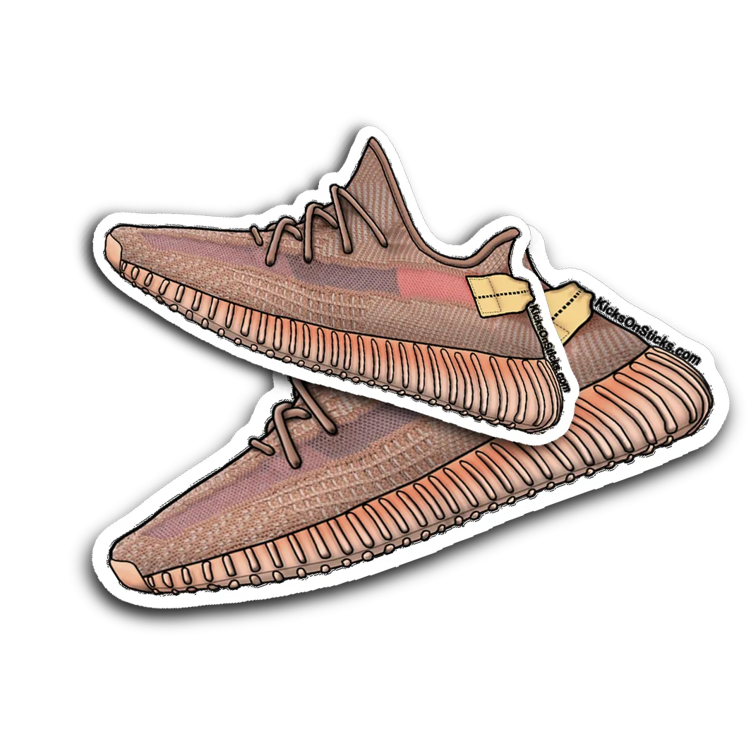 Yeezy 350 V2 "Clay" Sneaker Sticker
